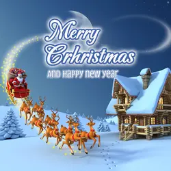 christmas  Card For Instagram Post