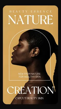 Black Yellow Beauty Product Display Story