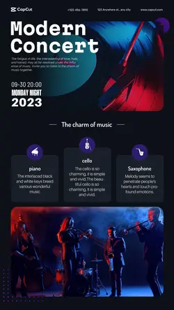 Entertainment Modern Concert Event promotion