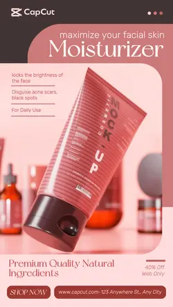 beauty care moisturizer sale instagram story