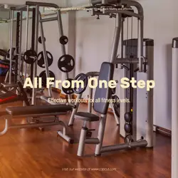Workout & Fitness Product Display