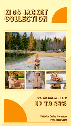 Four Multi - Fashion - Kids Jacket Yellow Style 