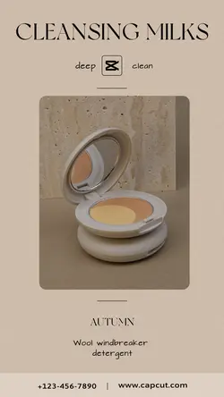 Beauty Cleansing milks Display Business