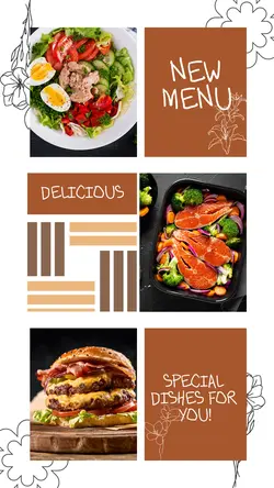 Minimalistische Collage - Marketing-Poster