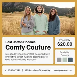 Best Hoodies Promotion Instagram Post
