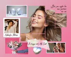 Non-Marketing Photo Collage Happy Woman