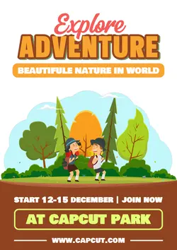 Non-marketing Activity Camping Poster