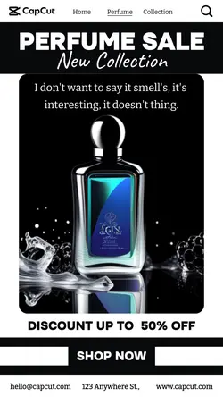 Beauty Perfume Sale Promotion