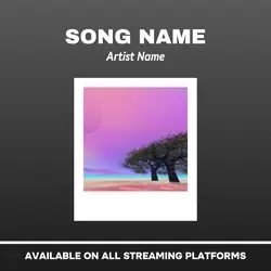 Non marketing Album cover Polaroid style