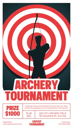 Archery Tournament Promotion Instagram Story