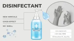Medical Disinfectant Publicity Simple