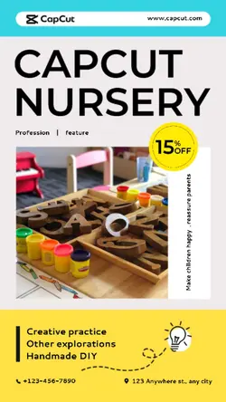  Education NURSERY  promotion Minimalist 