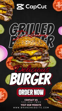 Burger Advertisement Template