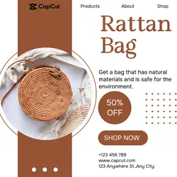 Rattan Bag Sale Promotion