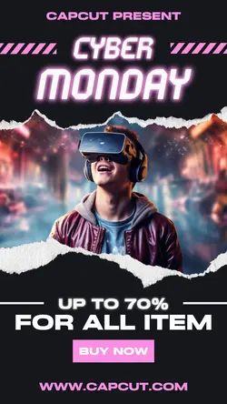 Cyber Monday Promotion Instagram Story