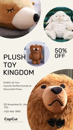 Household& Plush toys  Discount Minimalist
