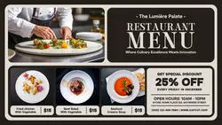 delicious restaurant menu twitter post