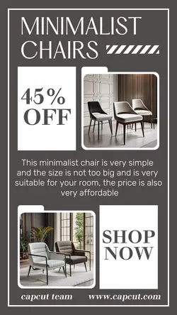 Chairs Minimalist Sale Promotion Story