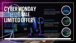 Cyber Monday Gaming Equipment Sale Twitter Post