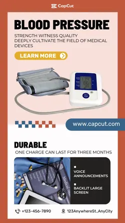 Medical Blood pressure Branding Minimalist