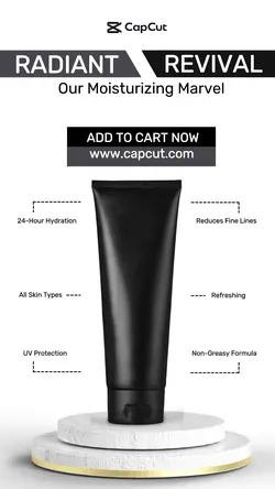 Beauty and Personal Moisturizing Lotion Product Display Instagram Minimalist