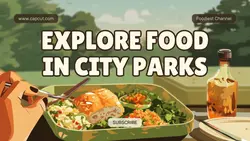 Food Vlog Youtube Thumbnail