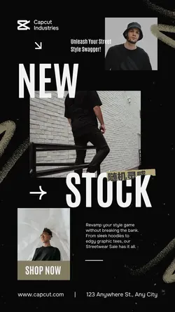 New Stock Fashion Sale Instagram Story