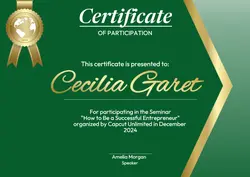 non marketing certificate