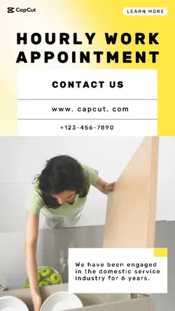 Services Hourly work Online event Minimalist 