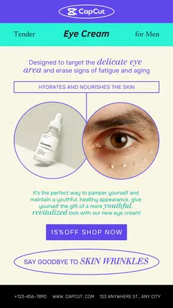 Men Skincare Men's Eye Cream Discount Minimalist