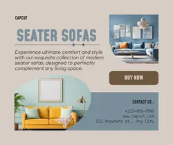Household Seater Sofas Product Display Facebook