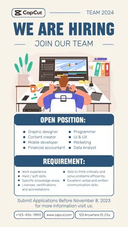 Business Hiring Full Team Instagram Story
