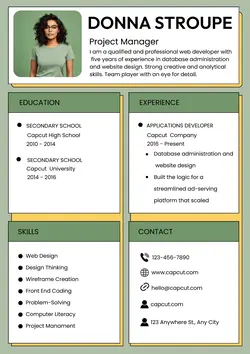 Business Resume Project Manager