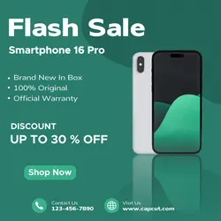Smartphone Sale Instagram Post Green