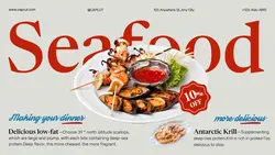 Foods seafood Menu commercial affairs