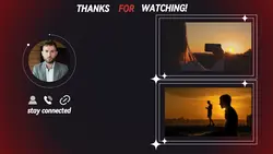 Youtube endscreen template new