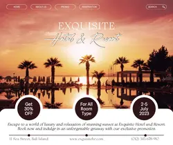 Other Industry Hotel Promo Facebook Post