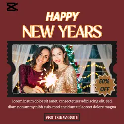 HAPPY new  years instagram post