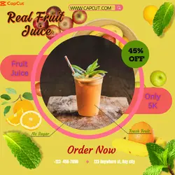 Fruit Juice Discount Instagram Post