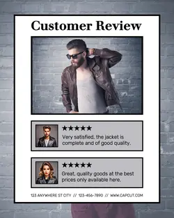 Fashion Industry Customer Review Instagram Portrait