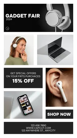 Gadget Electronic Fair Instagram Story Post