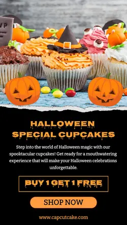 Halloween Cupcakes Product Display