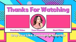 Non-marketing YouTube End Screen