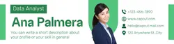 Business Woman Data Analyst Linkedin Banner