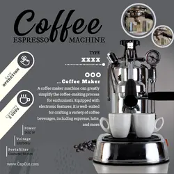 Electronic Coffee Maker Instagram Post