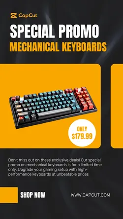 Electronic Keyboard Sale Instagram story