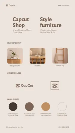 Household Promotional display furniture Stylized