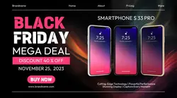 Black Friday Smartphone Promotion Facebook Ads