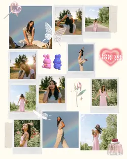 Non-Marketing Photo Collage Scrapbook Instagram Potret