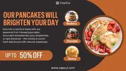 Pancakes Menu Promotion YouTube Thumbnail